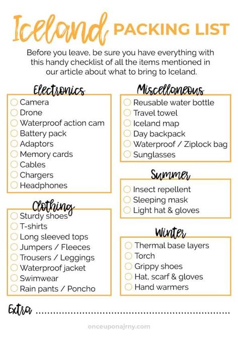 Iceland August Packing List, Iceland Packing List Summer, Iceland Packing List Winter, Iceland Checklist, Iceland Backpacking, Iceland Travel Outfit, Iceland Summer Packing List, Packing For Iceland, Iceland Cruise