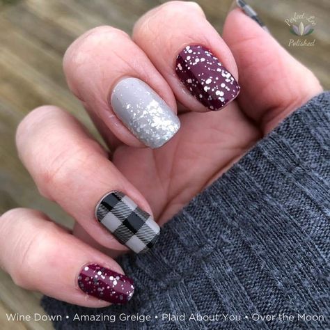 Nail Color Combos, Holiday Nail Designs, Great Nails, I Love Nails, Color Street Nails, Classy Nails, Nail Polish Colors, Love Nails, Color Street