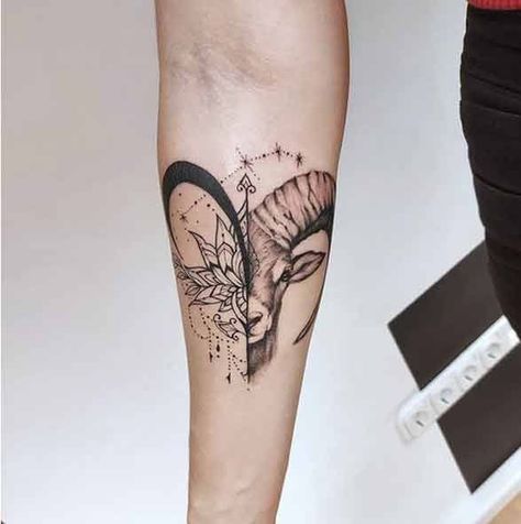 Tattoos Aries Zodiac, Aries Symbol Tattoos, Aries Zodiac Tattoos, Capricorn Tattoos, Zwilling Tattoo, Widder Tattoo, Aries Ram Tattoo, Aries Constellation Tattoo, Hirsch Tattoo