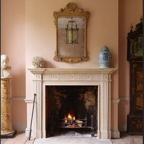 Katharine Howard (@stylekatharine) • Instagram photos and videos Georgian Interiors, Timeless Interiors, Antique Fireplace, Georgian Homes, Marble Fireplaces, English Country House, Marble Colors, Fireplace Design, Vintage Modern