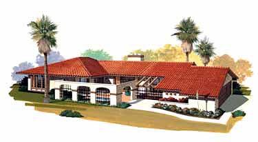 Spanish Style Home Plans, Spanish Style House Plans, Spanish House Plans, Southwest House Plans, Southwest House, Mediterranean Style House, Mediterranean Style House Plans, House Plans One Story, Mediterranean Home Decor