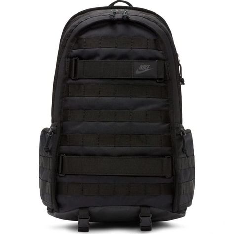 Nike Sportswear RPM Rucksack Bkpk - Black/Black/Black Nike Sb Backpack, Molle Straps, Sling Pack, Tactical Backpack, Camping Backpack, Backpack Sport, Dry Bag, Everyday Bag, Nike Sb