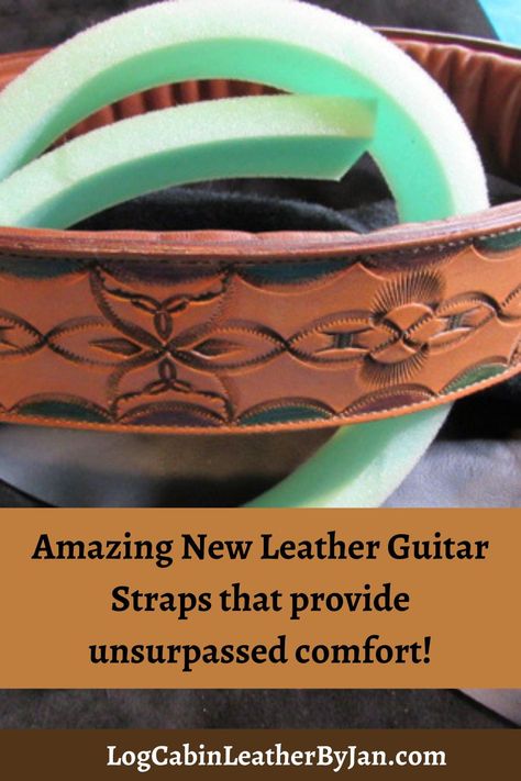 These Guitar Straps are handmade from leather. Each hand tooled leather guitar strap has an original design and can be customized. Guitar Strap Pattern, Leather Guitar Strap Pattern, Leather Guitar Strap, Guitar Straps, Hand Tooled Leather, Tooled Leather, Guitar Strap, Custom Leather, Leather Tooling