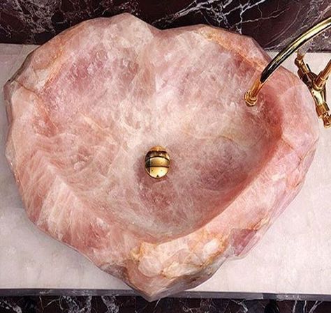 Rose Quartz Sink Quartz Sink, Interior Boho, Humble Abode, House Goals, Home N Decor, House Inspo, My Dream Home, House Rooms, Feng Shui