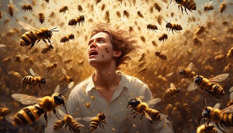 Dreams About Bees Attacking You: Unravel the Hidden Messages - What Dreams Mean, Hunger Games Arena, Liver Care, Dream Dictionary, Bee Swarm, Dream Recall, Bee Sting, Mental State, Dream Symbols