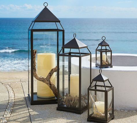 malta-lantern-bronze-finish-z Fireplace Lanterns, Porch Pillows, Big Lantern, Floor Lantern, Patio Plans, Lantern Decor, Outdoor Entryway, Mini Lanterns, White Lanterns