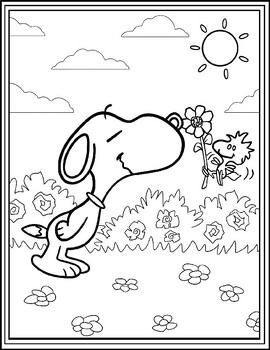 Peanuts & Snoopy Coloring Pages – Delight in Classic Charlie Brown Adventures Peanuts Coloring Pages Free Printable, Snoopy Coloring Pages Free Printable, Snoopy Activities, Printable Drawings To Paint, Colouring In Printables, Peanuts Coloring Pages, Coloring Pages Flowers, Snoopy Coloring Pages, Coloring Pages Disney