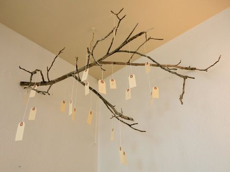 Hang Gratitude Branch in your home as a holiday or everyday art installation. Add tags with reasons to be grateful. From Titanium White Gratitude Tree, Thanksgiving Tree, Thankful Tree, Easy Home Decor, Tree Crafts, Home Pictures, Holidays Thanksgiving, Tree Branch, Fun Decor