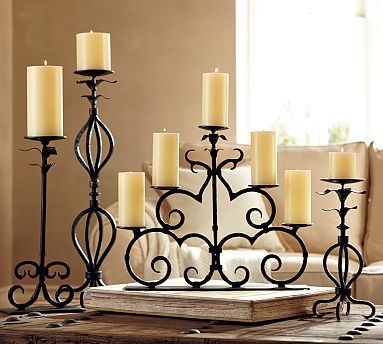 candles, wrought iron Pillar Holders, Wrought Iron Candle Holders, Iron Candle Holders, Wrought Iron Decor, Iron Candlesticks, Iron Candle Holder, Modern Outdoor Furniture, Iron Candle, Iron Furniture