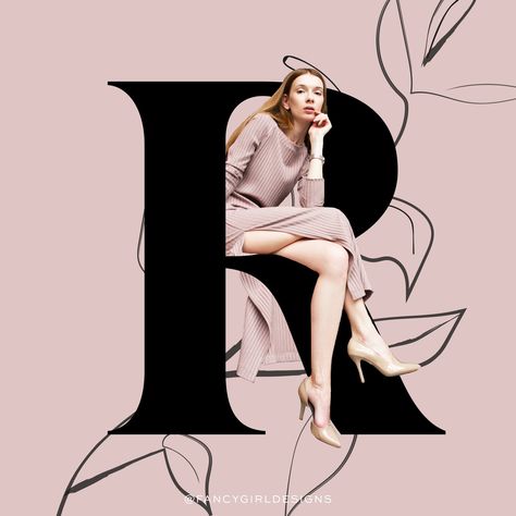 Fashion Typography Design, Fashion Magazine Typography, Sewing Logo Design, Sewing Logo, Typography Designs, Pretty Fonts, Instagram Banner, Fashion Typography, Type Art