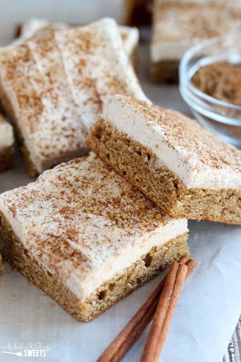 Chai Spice Cookies, Celebrating Sweets, Chai Spice, Spice Cookies, Brownie Bar, Best Dessert Recipes, Dessert Bars, Yummy Food Dessert, Cookie Bars