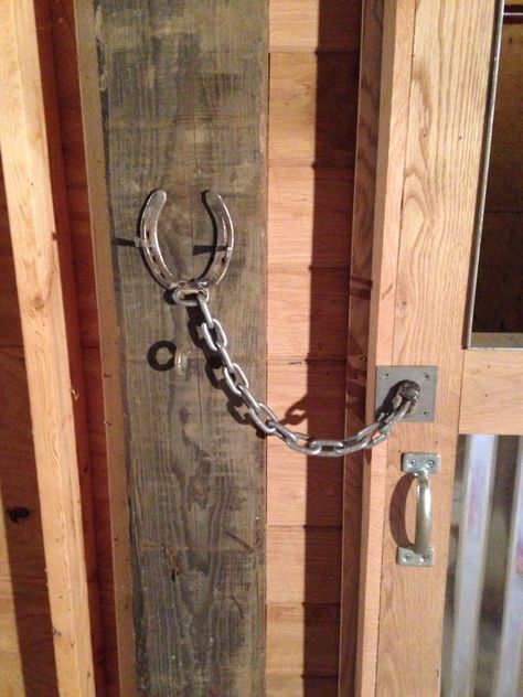 Stall latch Horse Stall Door Latches, Gate Latch Ideas, Horse Stalls Doors, Stall Doors, Stall Door, Ranch Ideas, Door Latches, Paddock Paradise, Garage Workshop Organization