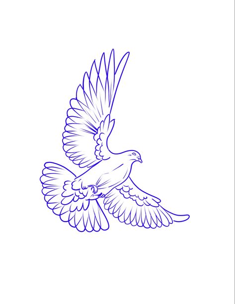 Dove Stencil, Dove Outline, Dove Tattoo Design, Dove Tattoos, Half Sleeve Tattoos Drawings, Card Tattoo Designs, Stencil Outline, Dove Tattoo, Tattoo Outline Drawing