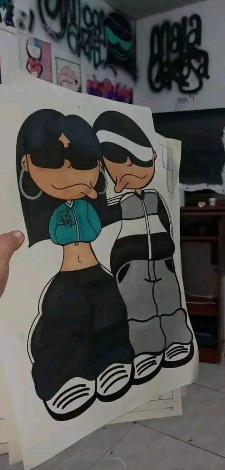 Couple Cartoon Drawings, Hispanic Drawings, Easy Graffiti, Easy Graffiti Drawings, Batman Gifts, Chicano Drawings, Graffiti Writing, Seni Dan Kraf, Drawings Ideas