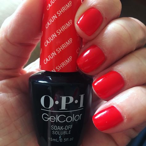 Cajun Shrimp Opi Dip, Cajun Shrimp Nail Polish, Opi Cajun Shrimp Gel, Barb Nails, Cajun Shrimp Nails, Shrimp Nails, Cajun Shrimp Dip, Opi Cajun Shrimp, Shrimp Dip