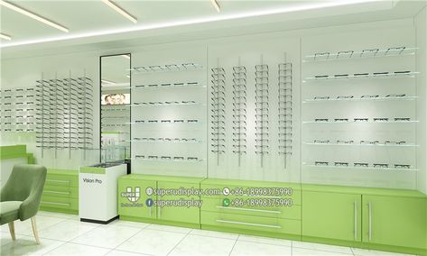 Green Lanes Eyecare Centre Optical Shop Design, Eyewear Optical Store Layout Design Optical Shop Interior Design, Optical Shop Design, Optical Display, Eyewear Store Design, Store Interior Design, Eyewear Display, House Gate, Optical Design, Sunglasses Display