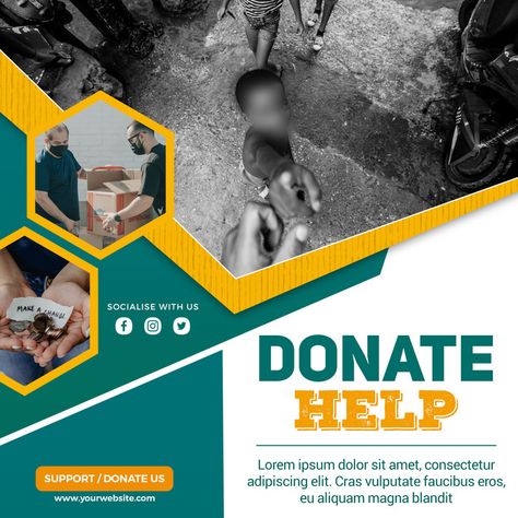 donate help international charity day social media banner ad post#pikbest#templates Social Media Donation Post, School Donations, Banner Ad, Visiting Card, Presentation Video, Motion Design Animation, Charity Work, Banner Template Design, Design Animation