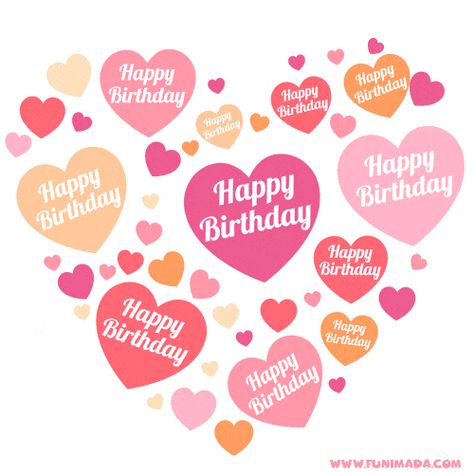 Happy Birthday Wishes Song, Happy Birthday Hearts, Birthday Wishes Songs, Birthday Wishes Gif, Happy Birthday Gif, Happy Birthday Status, The Perfect Birthday, Happy Birthday Love Quotes, Happy Birthday Wishes Photos