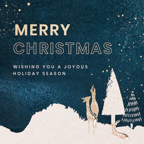 Merry christmas facebook post template, ... | Free Vector #Freepik #freevector #christmas-sky #winter-night #customizable #christmas-night Christmas Facebook Post, Christmas Desktop Wallpaper, Wallpaper Template, Christmas Instagram, Christmas Desktop, Xmas Greetings, Watercolor Christmas Tree, Facebook Post Template, Christmas Flyer