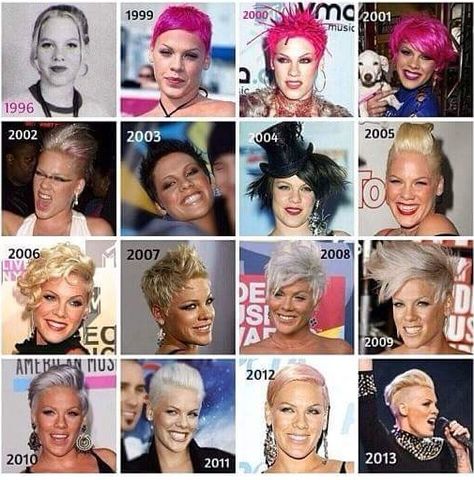 P!nk P!nk Hair Styles, P!nk Makeup, P!nk Inspired Outfits, P!nk Inspired Nails, P!nk Hairstyles, Pink Musician, Outfits 2000s, Causal Outfits, Diva