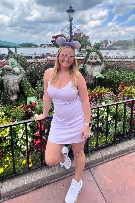 Disney outfit inspo Vacation outfit Tennis dress Athleisure Traveler dress Follow my shop @ItsKaliRussell on the @shop.LTK app to shop this post and get my exclusive app-only content! #liketkit #LTKunder50 #LTKtravel #LTKSeasonal @shop.ltk Halara Disney Outfit, Halara Dresses Outfit, Athletic Dress Outfit, Outfit Inspo Vacation, Disney Outfit Inspo, Outfit Tennis, Disney Outfit, Athletic Dress, Vacation Outfit