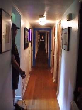 Endless Hallway Optical Illusion - http://www.moillusions.com/endless-hallway-optical-illusion/ Endless Hallway Illusion, Illusions Videos, Endless Hallway, Optical Illusions Brain Teasers, Perfectly Timed Photos, Optical Illusion, Brain Teasers, Halloween Haunt, Optical Illusions