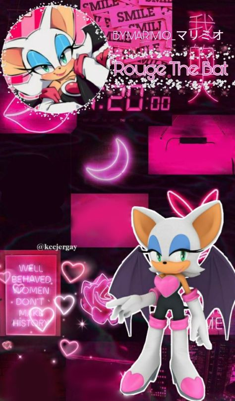 Bat Wallpaper, Nightmare Before Christmas Clothing, Sonic Underground, Rouge The Bat, Sonic Heroes, Sonic Fan Art, Like A Cat, Sonic Art, Shadow The Hedgehog