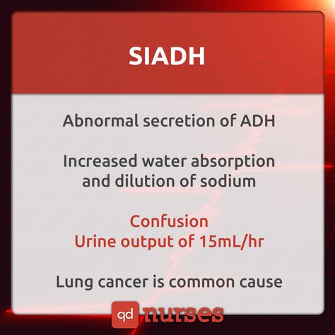 Siadh Nursing, Nursing Flashcards, Nursing School Prerequisites, Nursing Information, Nclex Prep, Nclex Study, Nursing Mnemonics, Nursing School Survival, Best Nursing Schools