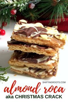 Almond Roca Recipe, Roca Recipe, Almond Bark Recipes, Almond Roca, Brown Sugar Butter, Favorite Christmas Recipes, Christmas Baking Recipes, Almond Bark, Bark Recipe