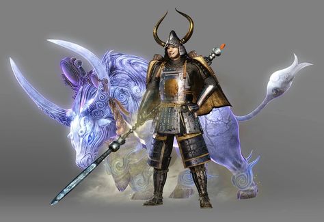 Samurai Warriors 4 Characters, Nioh 2, Spirit Guardian, Samurai Warriors 4, Ancient Chinese Characters, D D Races, Oda Nobunaga, Guardian Spirit, Combat Art