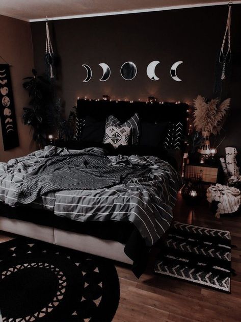 Arsitektur Art Deco, Design Ložnic, Dark Home Decor, Dekorasi Kamar Tidur, Cozy Room Decor, Redecorate Bedroom, Decor Ideas Bedroom, Dream Room Inspiration, Room Makeover Bedroom