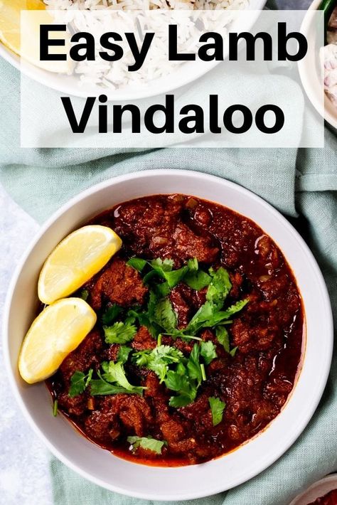 Lamb Vindaloo Recipe, Chicken Vindaloo Recipe, Vindaloo Sauce, Lamb Vindaloo, Vindaloo Curry, Vindaloo Recipe, Chicken Vindaloo, Lamb Curry, Lamb Dishes