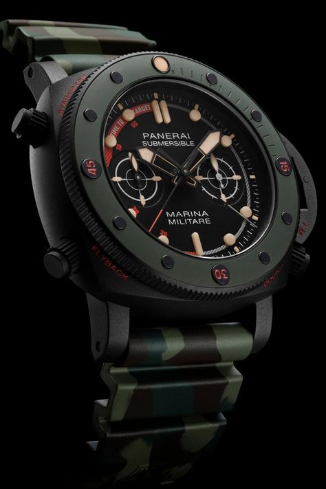 Panerai Submersible, Nice Watches, Stylish Watches Men, Fancy Watches, Panerai Watches, Premium Watches, Time Zone, Stylish Watches, Fine Watches