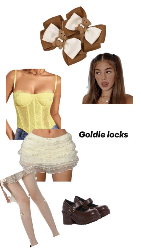 Goldie Locks Costume, Goldie Locks, Halloween Costume Idea, Halloween Outfits, Halloween Costume, Halloween Costumes, Halloween