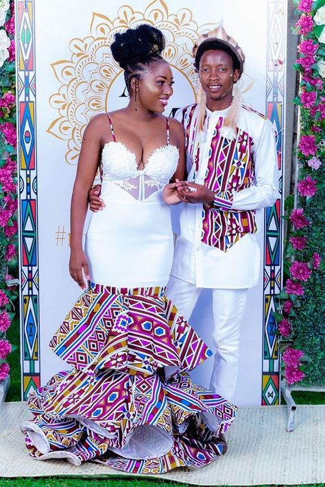 Lobola Outfits Woman Dresses Zimbabwe, Ndebele Wedding Dress, Wedding Pairs, Lobola Outfits Woman Dresses, Ndebele Attire, Ndebele Traditional Attire, Lobola Outfits, African Print Wedding Dress, Nigerian Wedding Dresses Traditional