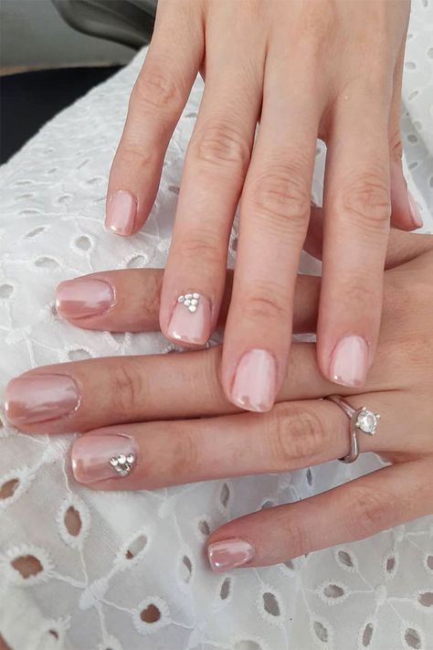 wedding nail art designs, wedding nails 2022, wedding nails for bride 2022, wedding nails bride, wedding nails 2022 for bride, best wedding nails 2022. wedding nails bridesmaids, wedding nails ombre, wedding nails inspo Gel Extension Nails Design Wedding, Nail Extension For Wedding, Bride Nail Extension Designs, Nail Bride Wedding 2022, Silver Heart Nails, Apres Gel X Nails Wedding, What Nails, Best Wedding Nails, Nails Bride