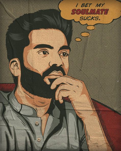 Kollywood Comics, Kollywood Illustration, Tamil Comics, Cartoon Template, Indian Comics, Actors Illustration, Indian Illustration, Film Posters Art, Iconic Movie Posters