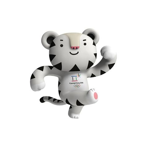 PyeongChang 2018 Winter Olympic Olympic Mascots, Pyeongchang 2018 Winter Olympics, Sports Logos, Winter Olympics, Sports Logo, Hello Kitty, Logo Design, Kitty, ? Logo