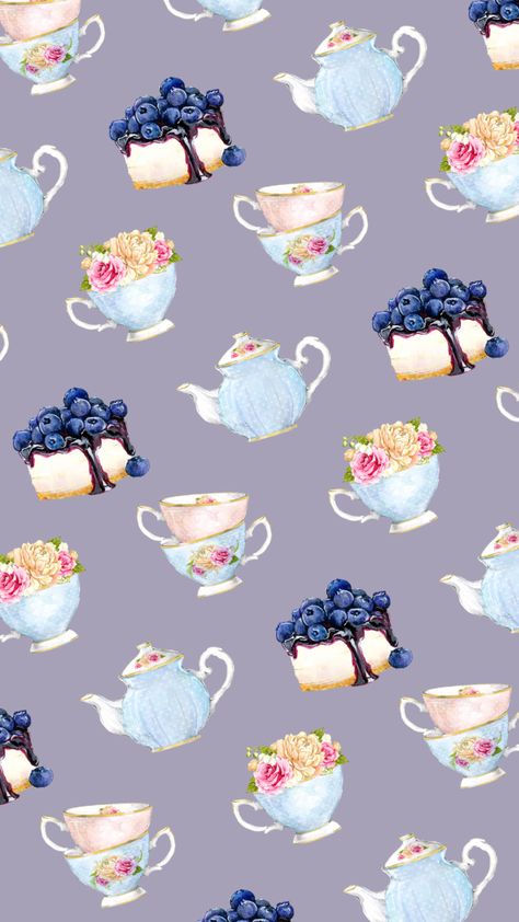 Tea Cup Wallpaper Iphone, Tea Wallpaper Iphone, Tea Iphone Wallpaper, Tea Phone Wallpaper, Tea Wallpaper, Digital Paper Free, Nature Collage, Pink Wallpaper Girly, Vintage Flowers Wallpaper