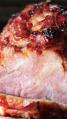 Slow Cooker Ham with Maple Brown Sugar Glaze Smoker Meals, Countertop Cooking, Slow Cooker Ham Recipes, Sugar Ham, Dump Recipes, Future Chef, Slow Cooker Ham, Recipes Pork, Crockpot Ham