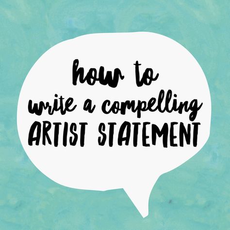 How to Write a Compelling Artist Statement. Read about it at www.ArtsyShark.com How To Write An Artist Statement, Artist Statement Examples Student, Examples Of Artist Statements, Artist Statement Examples, How To Start Art Business, How To Market Yourself As An Artist, Artist Bio Example, Elementary Artist Statement, Writer Advice