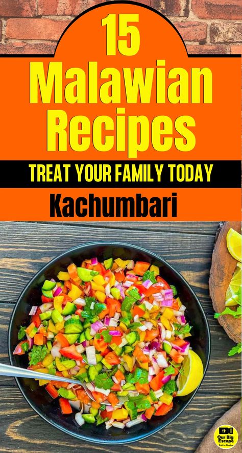 Kachumbari is an African salad. The name kachumbari originated from Indian cuisine which is a salad made from chopped tomato, onion cucumber. This salad is popular all over Africa. It is consumed in some of the countries such as the east African ones and part of the southern African countries. African Salad Recipes, African Salads, Salad Recipes South Africa, African Salad, Healthy Breakfast Snacks, Breakfast Snacks, African Countries, African Food, How To Make Salad