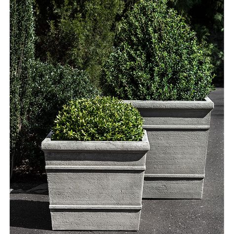 Browse - Page 3 of 7 - Campania International Decor Marin, Campania International, French Limestone, Handmade Planter, Stone Planters, Square Planters, Garden Accents, Small Planter, Cast Stone