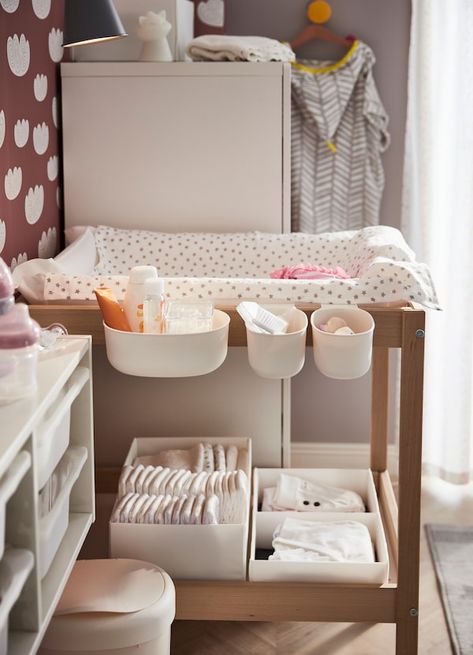 Ikea Baby, Baby Room Themes, Baby Changing Tables, Nursery Room Design, Baby Room Inspiration, Baby Sleep Problems, Baby Room Design, Nursery Baby Room, Baby Arrival