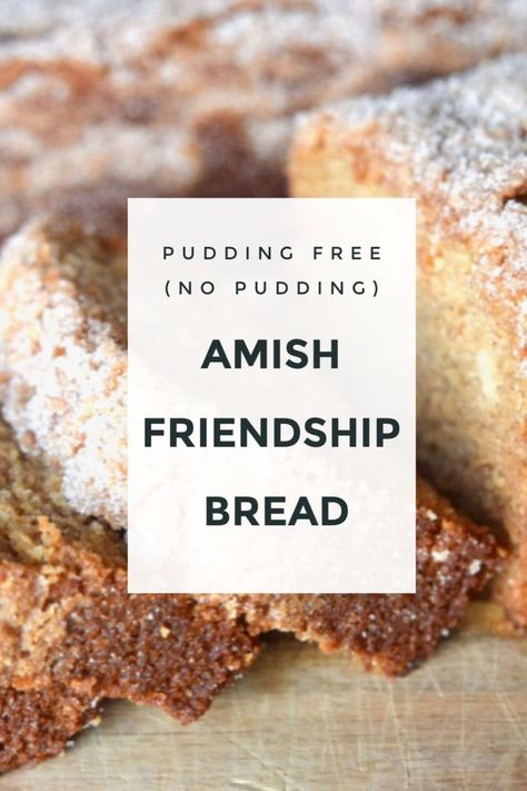 Recipe! Learn how to make two delicious loaves of cinnamon sweet Amish Friendship Bread, without the pudding. #amishfriendshipbread #payitforward via @fbkitchen Amish Bread Starter, Amish Bread Recipes, Amish Friendship Bread Starter Recipes, Friendship Recipe, Friendship Bread Recipe, Friendship Bread Starter, Keto Bread Recipe, Amish Bread, Amish Friendship Bread