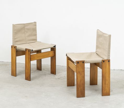 Listed on VNTG.com: 3 'Monk' chairs by Afra & Tobia Scarpa for Molteni, 1980s | #vntg #vintage Tobia Scarpa, Wood Arm Chair, Prop Styling, Furniture Inspiration, Modernism, Westminster, Custom Furniture, Dining Set, Wood Furniture