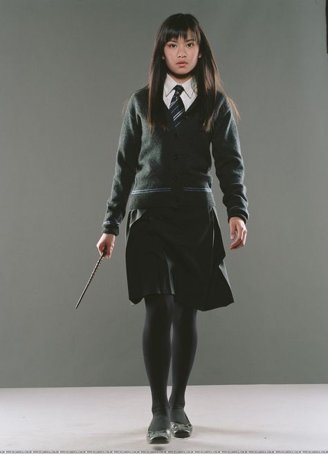 Rowena Ravenclaw Diadem, Ravenclaw Uniform, Harry Potter Uniform, Ravenclaw Outfit, Katie Leung, Hp Characters, Hogwarts Uniform, Harry Potter School, Harry Potter Girl