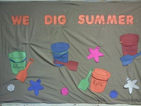 Summer bulletin board for my young toddlers class. Toddler Bulletin Boards, Infant Room Daycare, Summer Bulletin Board, Door Bulletin Boards, Infant Art, Preschool Spring, Summer Bulletin Boards, Bullentin Boards, Spring Bulletin