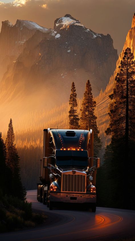 Semi Truck Wallpaper Iphone, Truck Wallpaper, Trucker Quotes, Optimus Prime Wallpaper, Class 8, Kesha, Truck Driver, Autumn Photography, Big Trucks