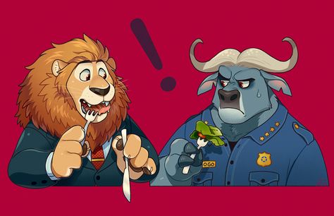 Anthro Lion, Zootopia Chief Bogo, Chief Bogo, Zootopia Characters, Zootopia Fanart, Zootopia Comic, Art Random, Black Leo